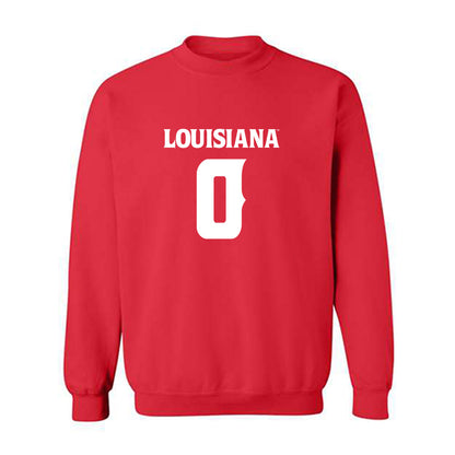 Louisiana - NCAA Football : Jordan Lawson - Red Replica Shersey Sweatshirt