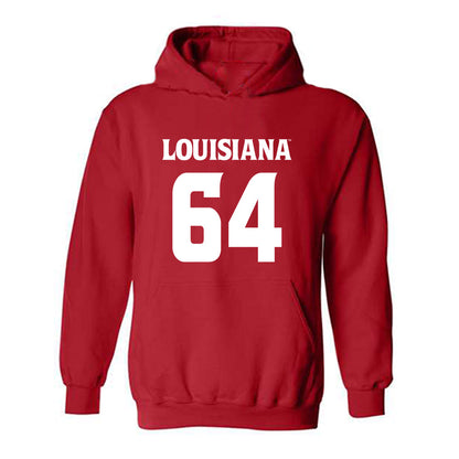 Louisiana - NCAA Football : Bryant Williams - Red Replica Shersey Hooded Sweatshirt