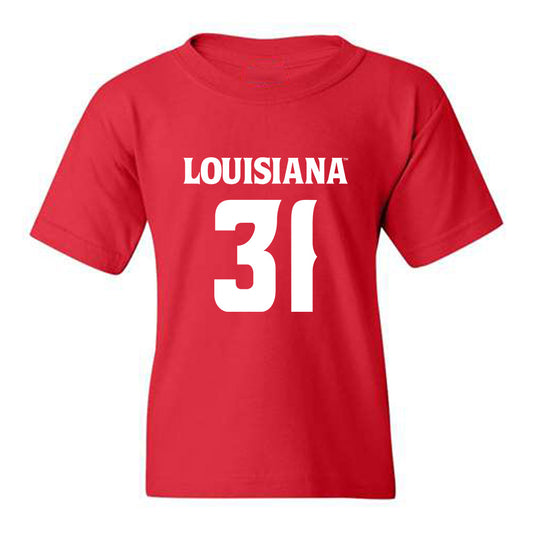 Louisiana - NCAA Football : Trey Fite - Youth T-Shirt Replica Shersey