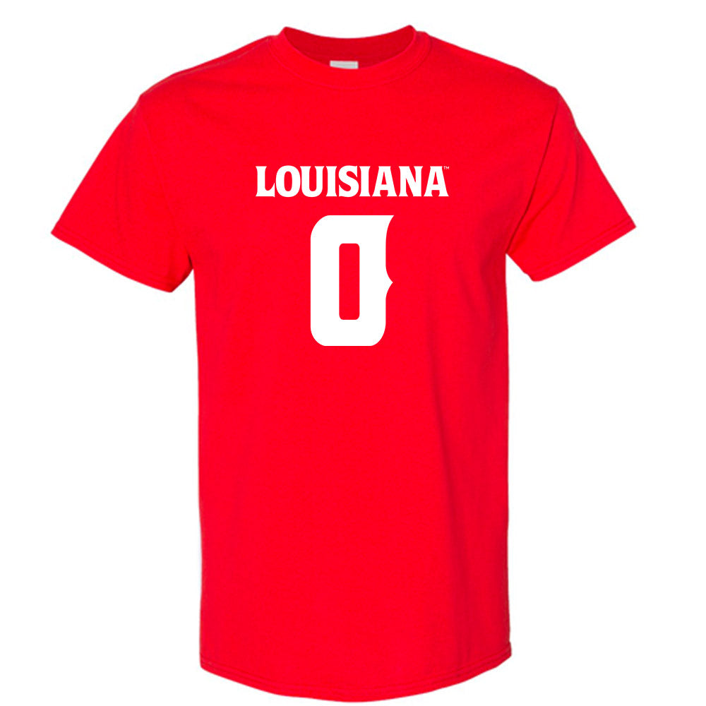 Louisiana - NCAA Football : Jordan Lawson - Red Replica Shersey Short Sleeve T-Shirt