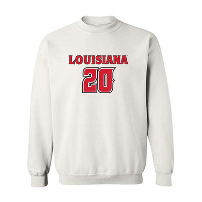 Louisiana - NCAA Men's Basketball : Christian Landry - Crewneck Sweatshirt Replica Shersey