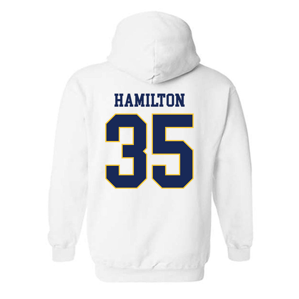 Marquette - NCAA Men's Basketball : Caedin Hamilton - Hooded Sweatshirt Replica Shersey