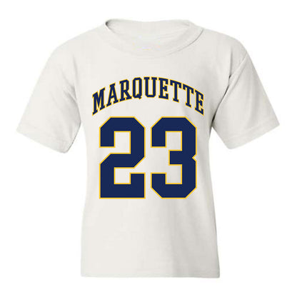 Marquette - NCAA Men's Basketball : David Joplin - Youth T-Shirt Replica Shersey