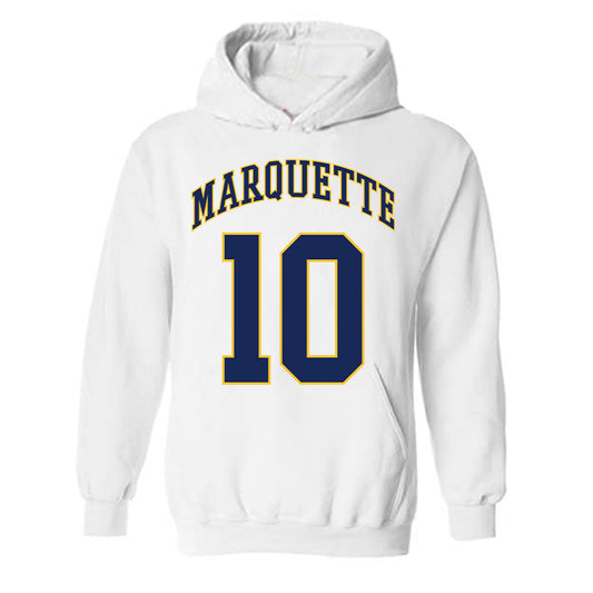 Marquette - NCAA Men's Basketball : Zaide Lowery - Hooded Sweatshirt Replica Shersey
