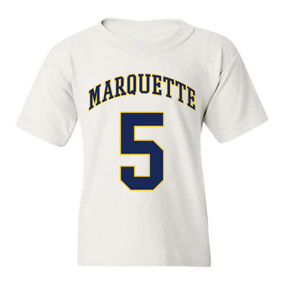 Marquette - NCAA Men's Basketball : Tre Norman - Youth T-Shirt Replica Shersey