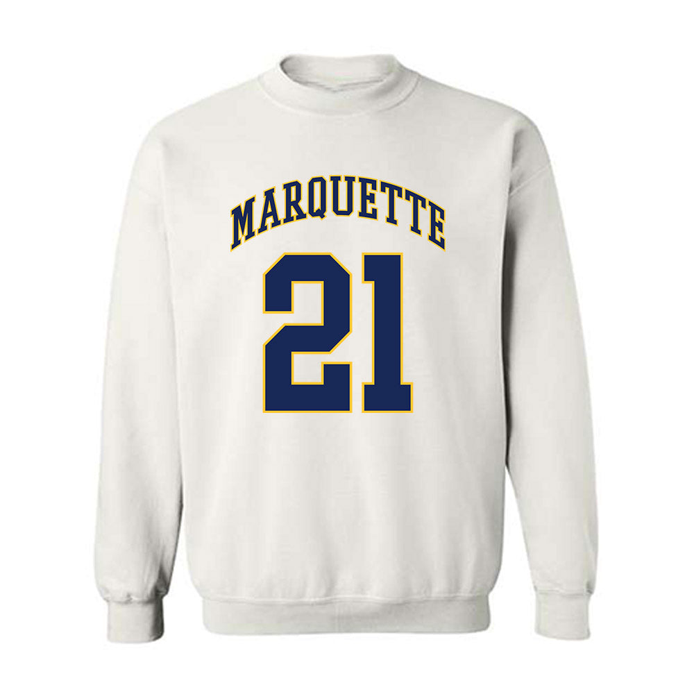 Marquette - NCAA Men's Basketball : Alassane Amadou - Crewneck Sweatshirt Replica Shersey