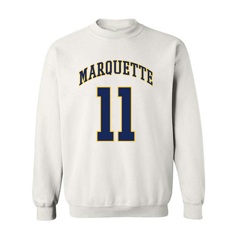 Marquette - NCAA Men's Basketball : Tyler Kolek - Crewneck Sweatshirt Replica Shersey