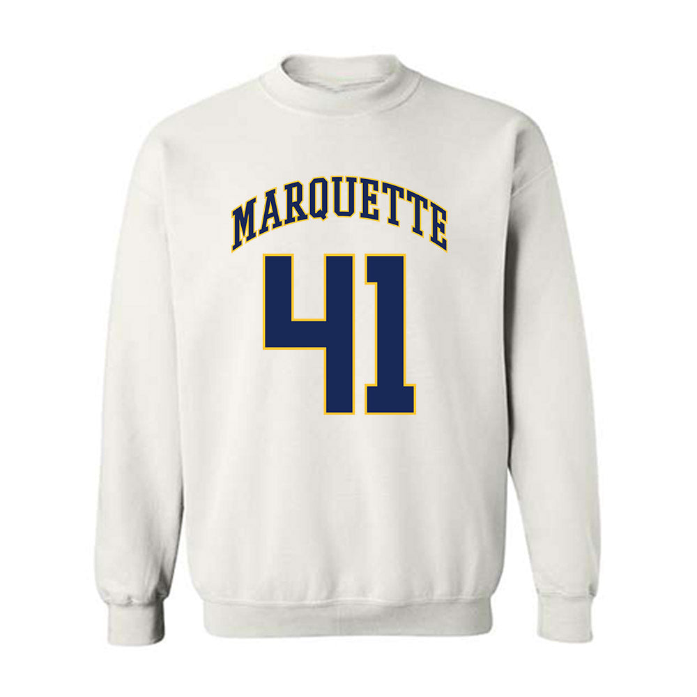 Marquette - NCAA Men's Basketball : Jonah Lucas - Crewneck Sweatshirt Replica Shersey