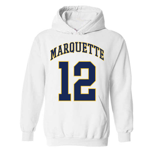 Marquette - NCAA Men's Basketball : Ben Gold - Hooded Sweatshirt Replica Shersey