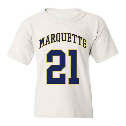 Marquette - NCAA Men's Basketball : Alassane Amadou - Youth T-Shirt Replica Shersey