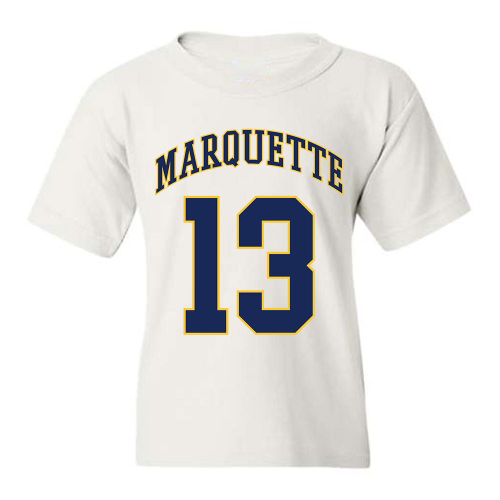 Marquette - NCAA Men's Basketball : Osasere Ighodaro - Youth T-Shirt Replica Shersey