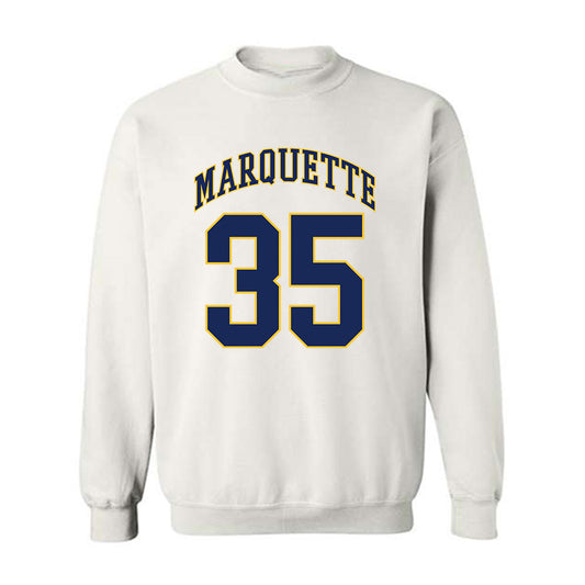 Marquette - NCAA Men's Basketball : Caedin Hamilton - Crewneck Sweatshirt Replica Shersey