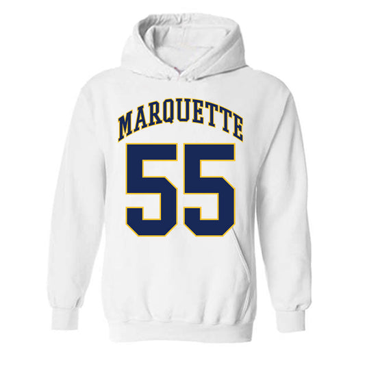 Marquette - NCAA Men's Basketball : Cameron Brown - Hooded Sweatshirt Replica Shersey