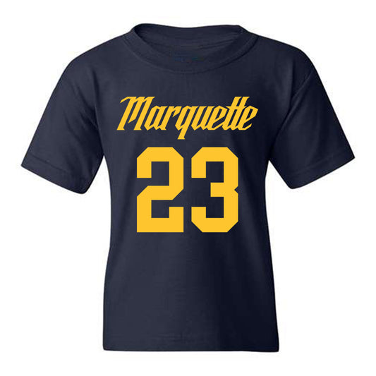 Marquette - NCAA Men's Basketball : David Joplin - Youth T-Shirt Replica Shersey