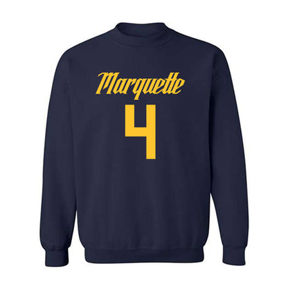 Marquette - NCAA Men's Basketball : Stephen Stevie Mitchell - Crewneck Sweatshirt Replica Shersey