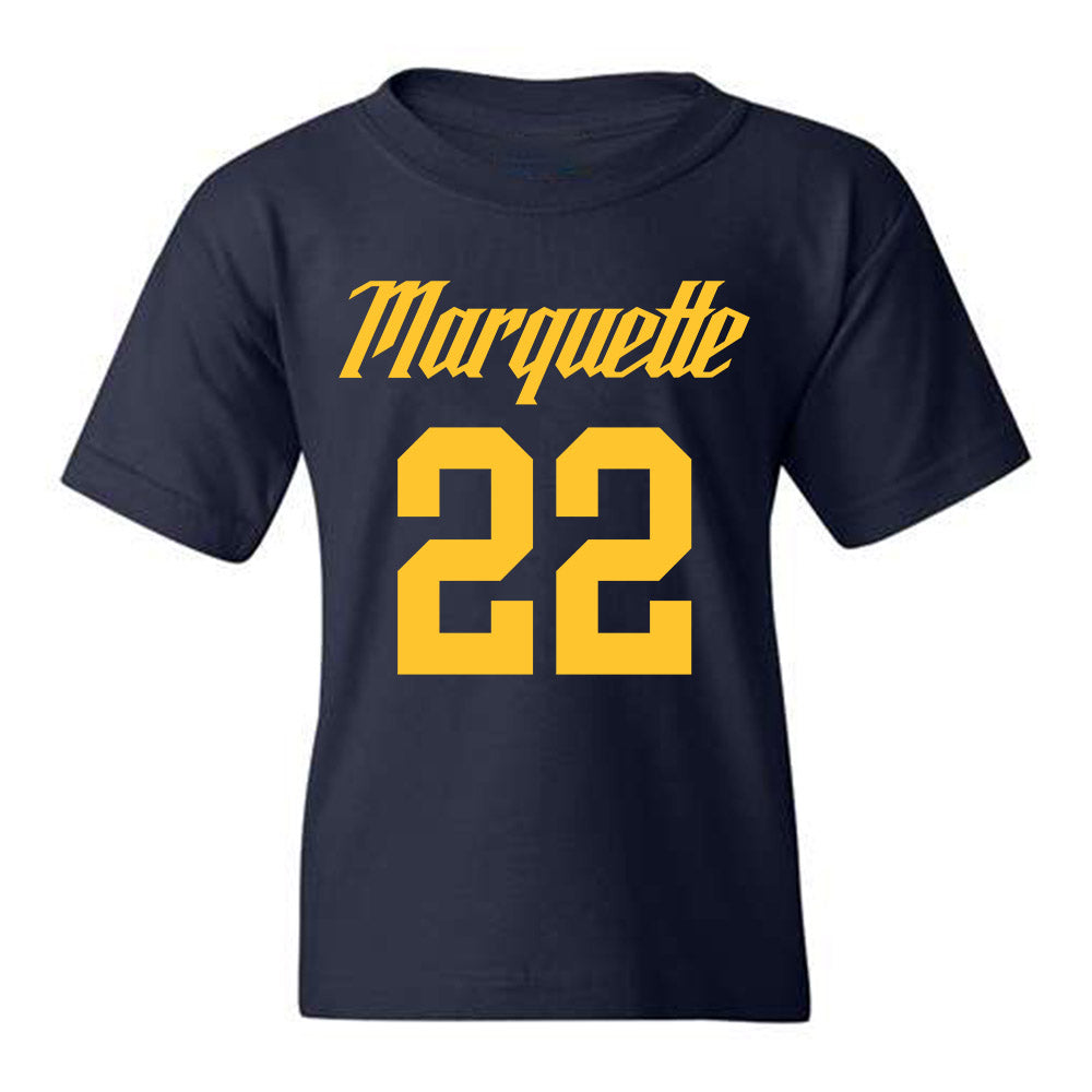 Marquette - NCAA Men's Basketball : Sean Jones - Youth T-Shirt Replica Shersey