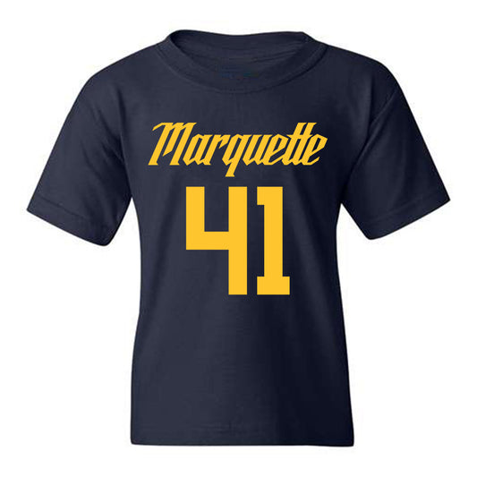 Marquette - NCAA Men's Basketball : Jonah Lucas - Youth T-Shirt Replica Shersey