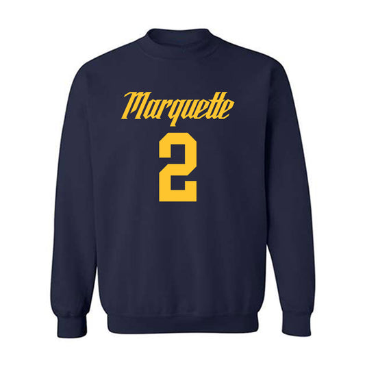 Marquette - NCAA Men's Basketball : Chase Ross - Crewneck Sweatshirt Replica Shersey