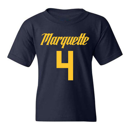 Marquette - NCAA Men's Basketball : Stephen Stevie Mitchell - Youth T-Shirt Replica Shersey