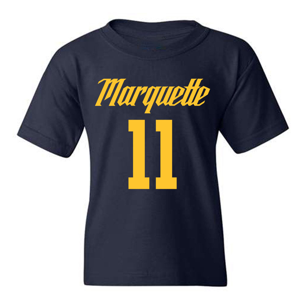 Marquette - NCAA Men's Basketball : Tyler Kolek - Youth T-Shirt Replica Shersey