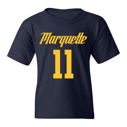 Marquette - NCAA Men's Basketball : Tyler Kolek - Youth T-Shirt Replica Shersey