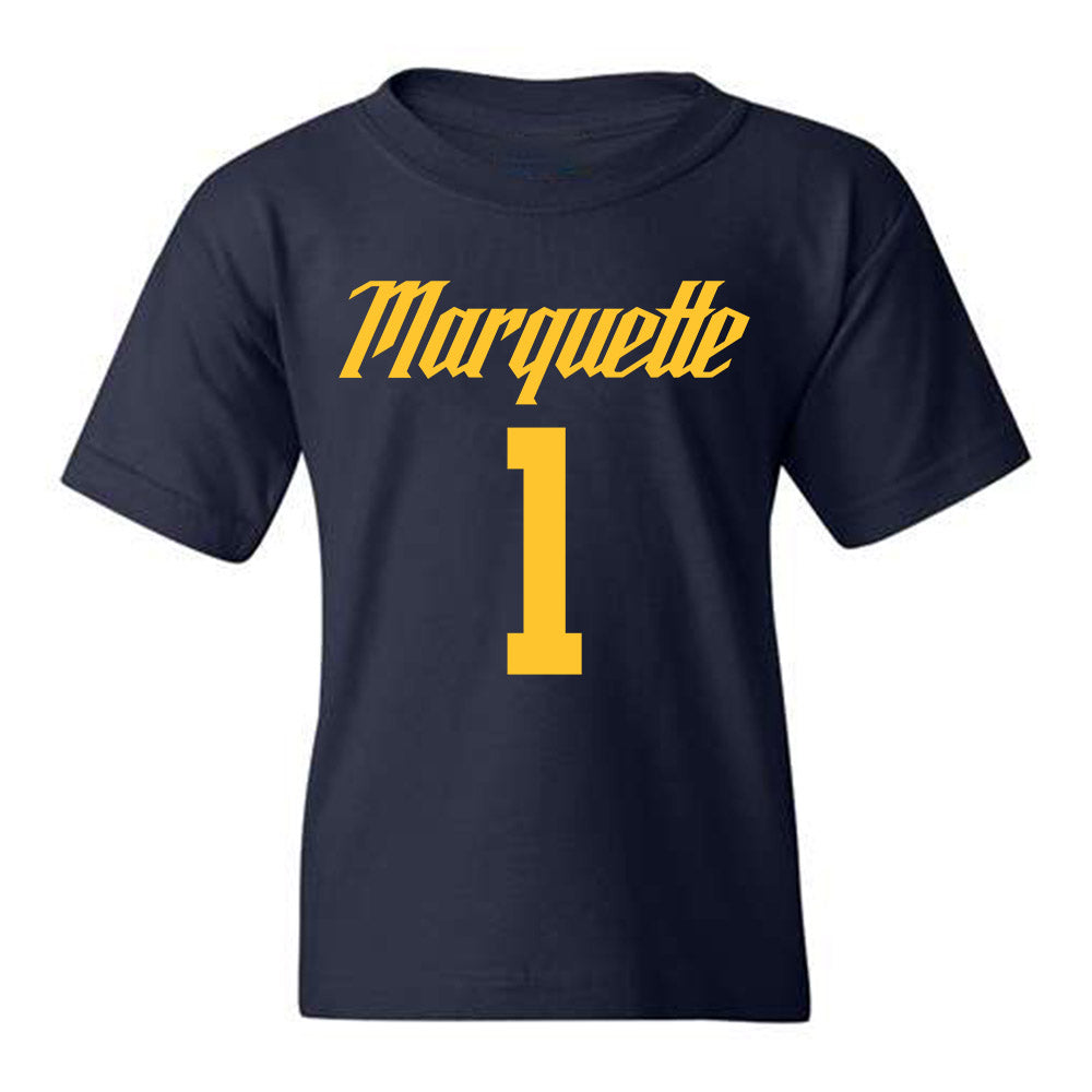 Marquette - NCAA Men's Basketball : Kameron Jones - Youth T-Shirt Replica Shersey