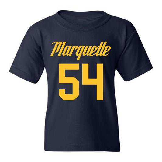 Marquette - NCAA Men's Basketball : Jake Ciardo - Youth T-Shirt Replica Shersey