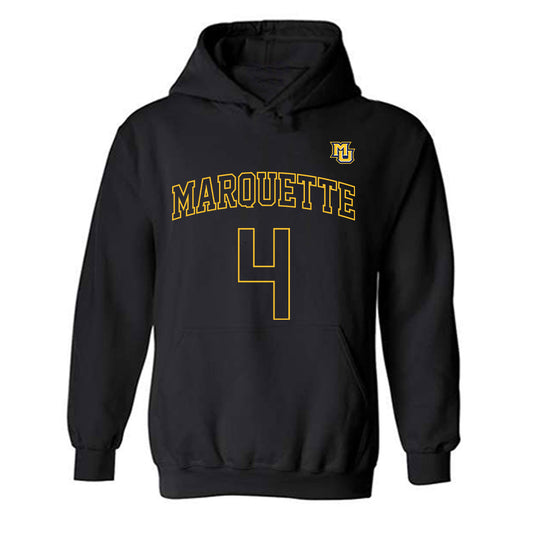 Marquette - NCAA Women's Basketball : Abbey Cracknell - Hooded Sweatshirt Replica Shersey