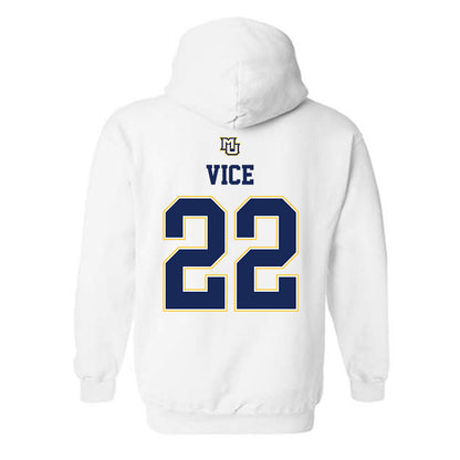 Marquette - NCAA Women's Basketball : Halle Vice - Hooded Sweatshirt Replica Shersey