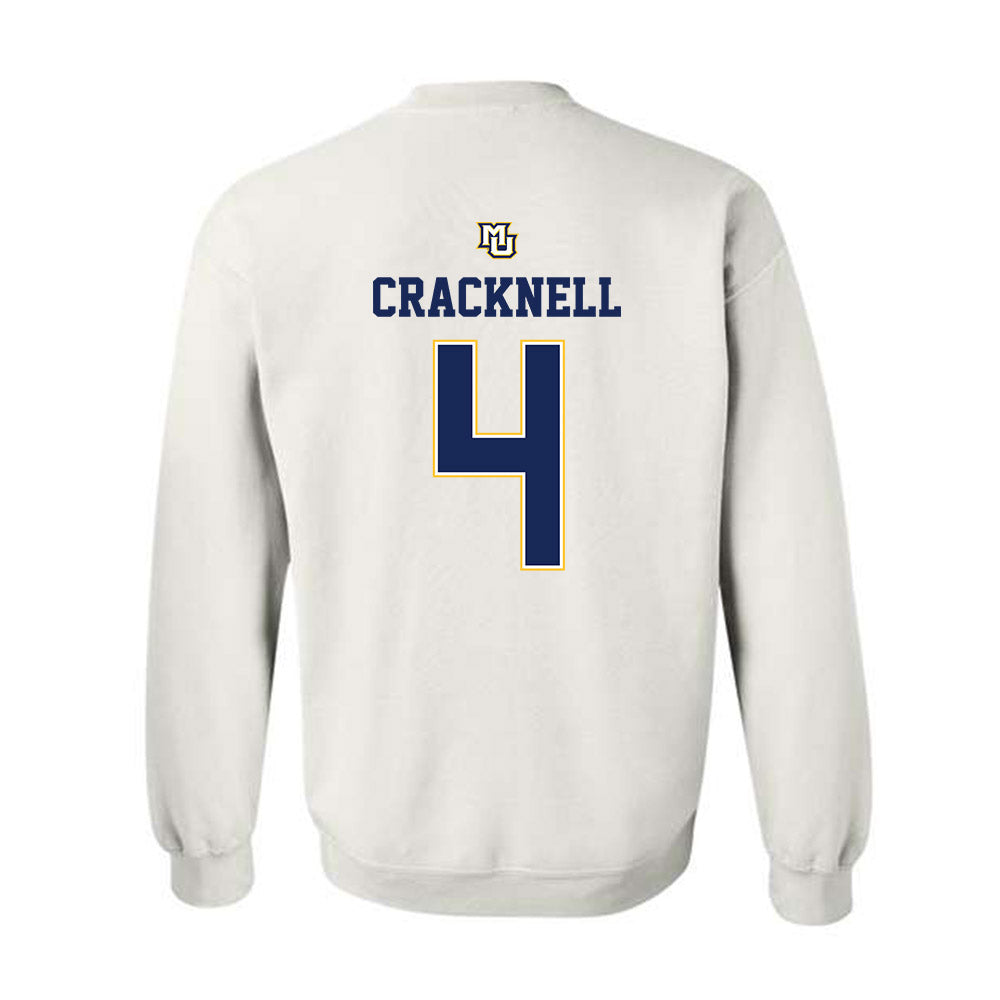 Marquette - NCAA Women's Basketball : Abbey Cracknell - Crewneck Sweatshirt Replica Shersey