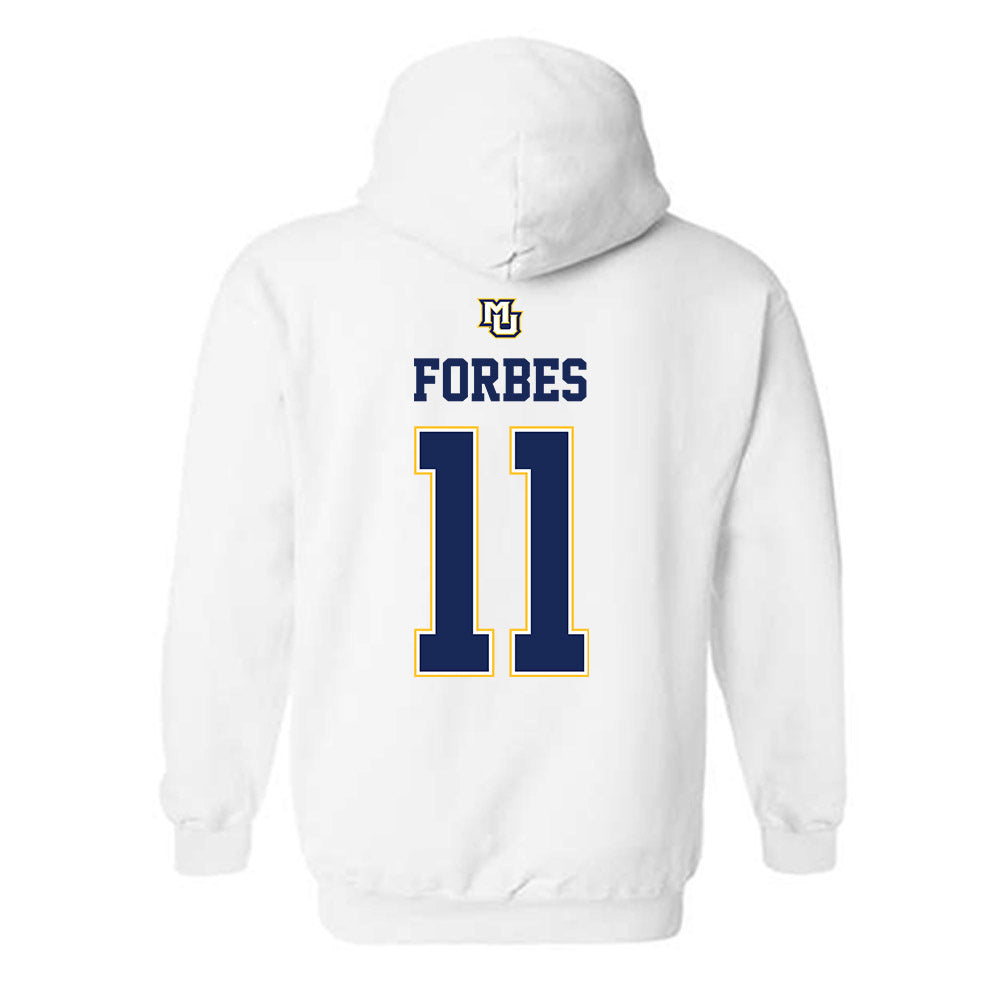 Marquette - NCAA Women's Basketball : Skylar Forbes - Hooded Sweatshirt Replica Shersey