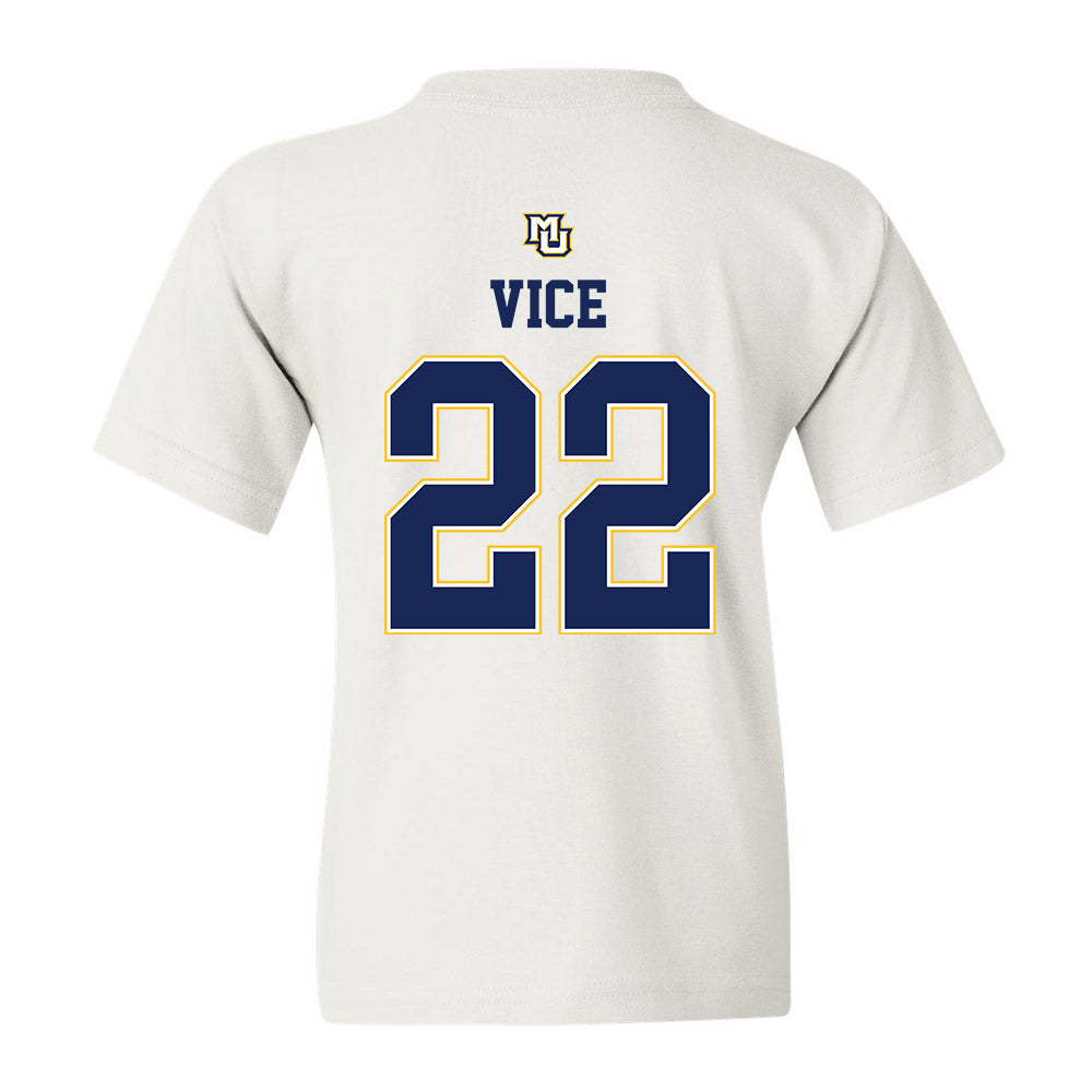 Marquette - NCAA Women's Basketball : Halle Vice - Youth T-Shirt Replica Shersey