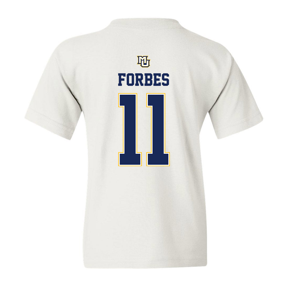 Marquette - NCAA Women's Basketball : Skylar Forbes - Youth T-Shirt Replica Shersey