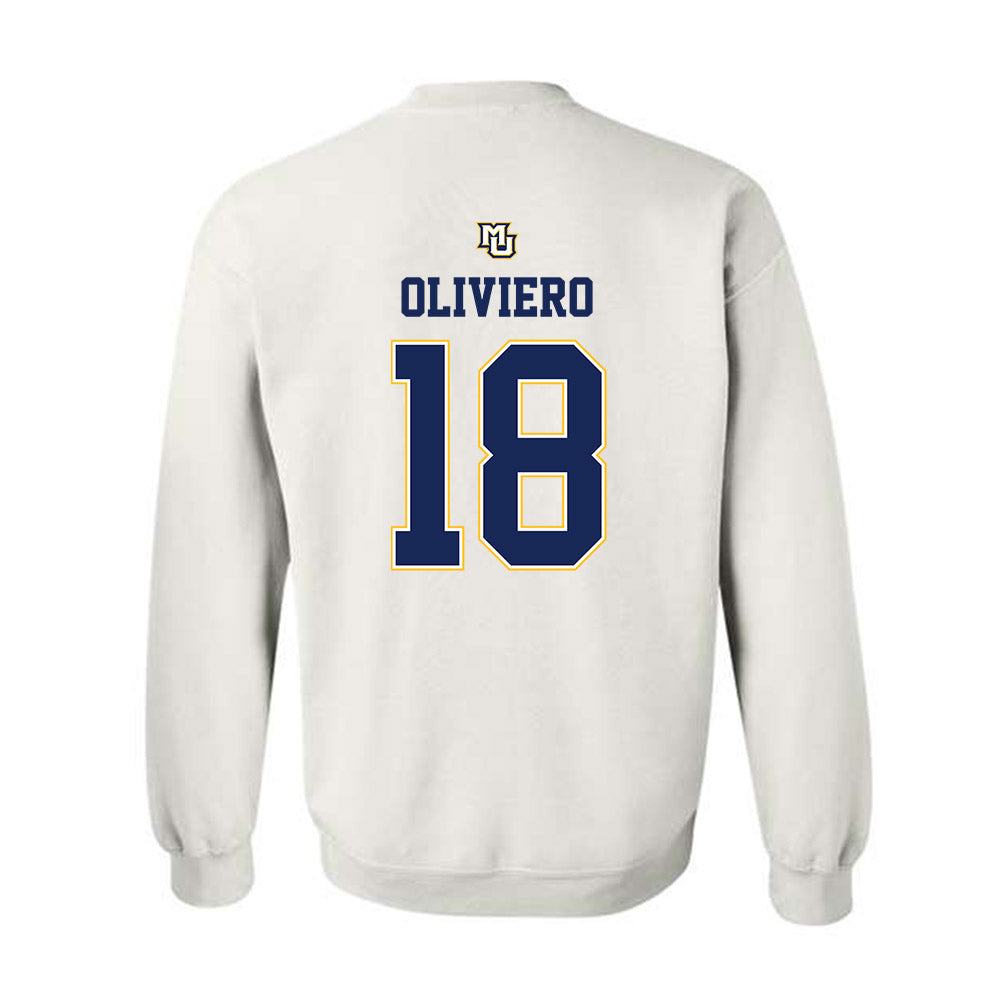 Marquette - NCAA Women's Basketball : Capri Oliviero - Crewneck Sweatshirt Replica Shersey