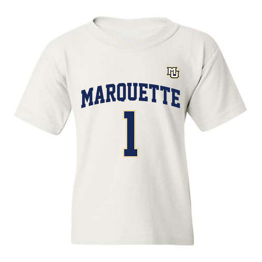 Marquette - NCAA Women's Basketball : Lee Volker - Youth T-Shirt Replica Shersey