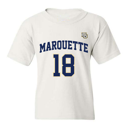 Marquette - NCAA Women's Basketball : Capri Oliviero - Youth T-Shirt Replica Shersey