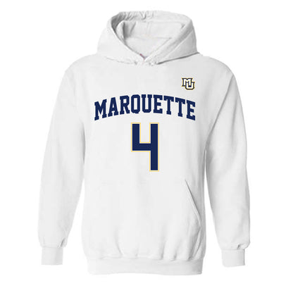 Marquette - NCAA Women's Basketball : Abbey Cracknell - Hooded Sweatshirt Replica Shersey