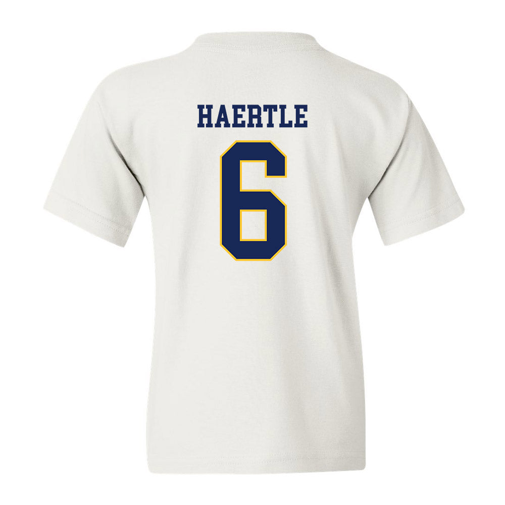 Marquette - NCAA Women's Soccer : Mia Haertle - White Replica Shersey Youth T-Shirt