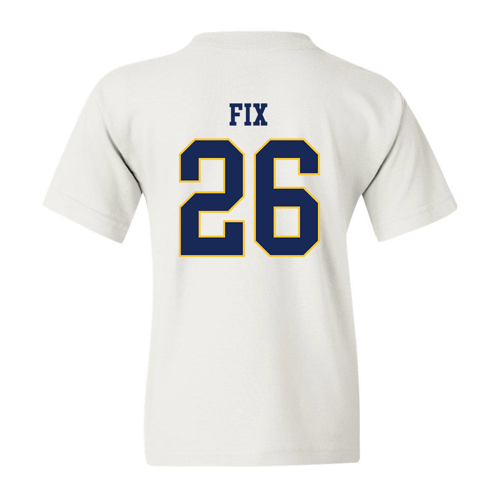 Marquette - NCAA Women's Soccer : Emily Fix - White Replica Shersey Youth T-Shirt