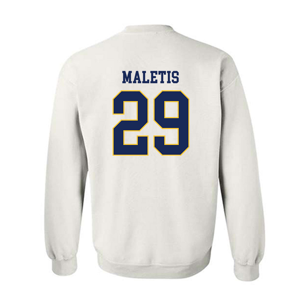 Marquette - NCAA Women's Soccer : Alexa Maletis - White Replica Shersey Sweatshirt