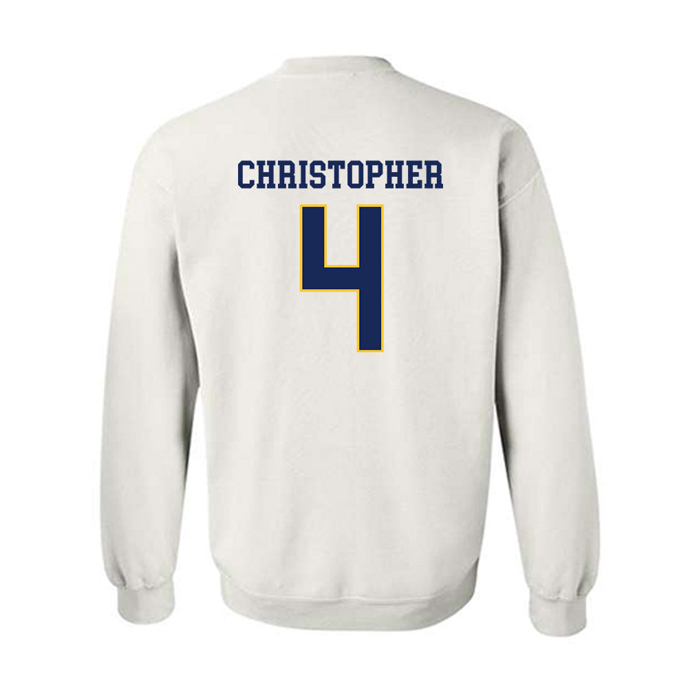 Marquette - NCAA Women's Soccer : Carly Christopher - White Replica Shersey Sweatshirt