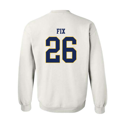 Marquette - NCAA Women's Soccer : Emily Fix - White Replica Shersey Sweatshirt