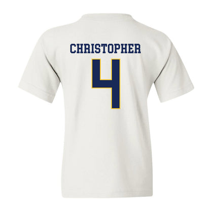 Marquette - NCAA Women's Soccer : Carly Christopher - White Replica Shersey Youth T-Shirt