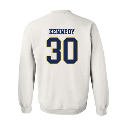 Marquette - NCAA Women's Soccer : Aeryn Kennedy - White Replica Shersey Sweatshirt