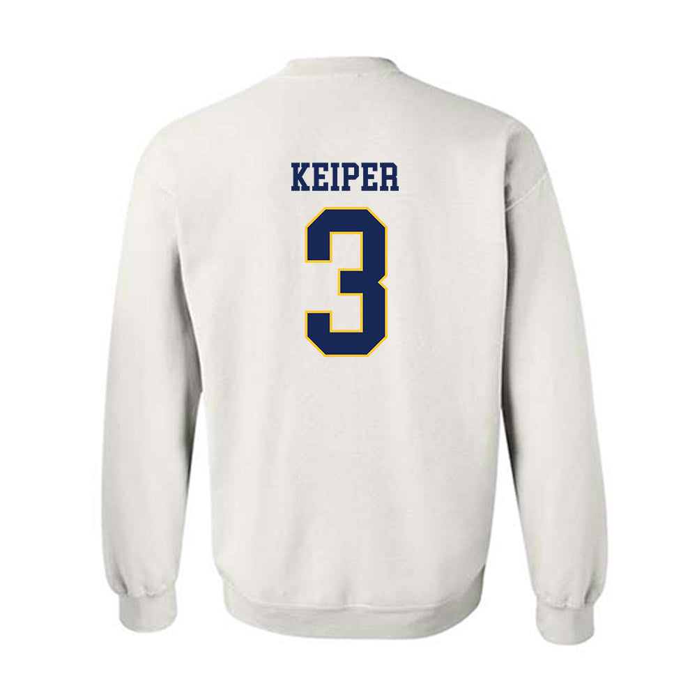 Marquette - NCAA Women's Soccer : Molly Keiper - White Replica Shersey Sweatshirt