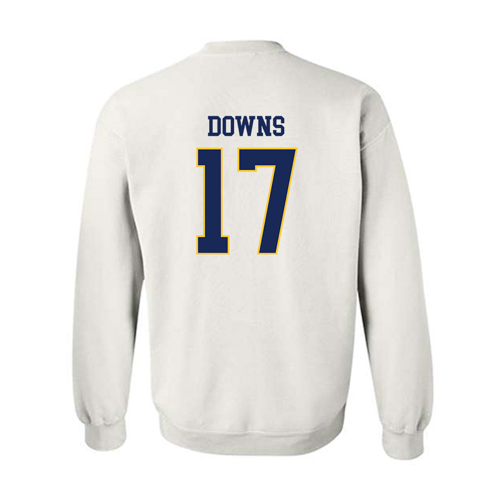 Marquette - NCAA Women's Soccer : Cate Downs - White Replica Shersey Sweatshirt