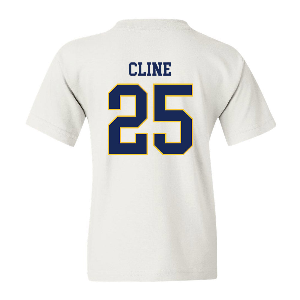 Marquette - NCAA Women's Soccer : Caroline Cline - White Replica Shersey Youth T-Shirt