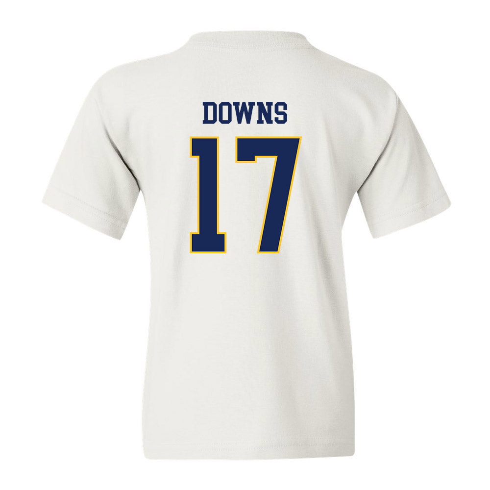 Marquette - NCAA Women's Soccer : Cate Downs - White Replica Shersey Youth T-Shirt