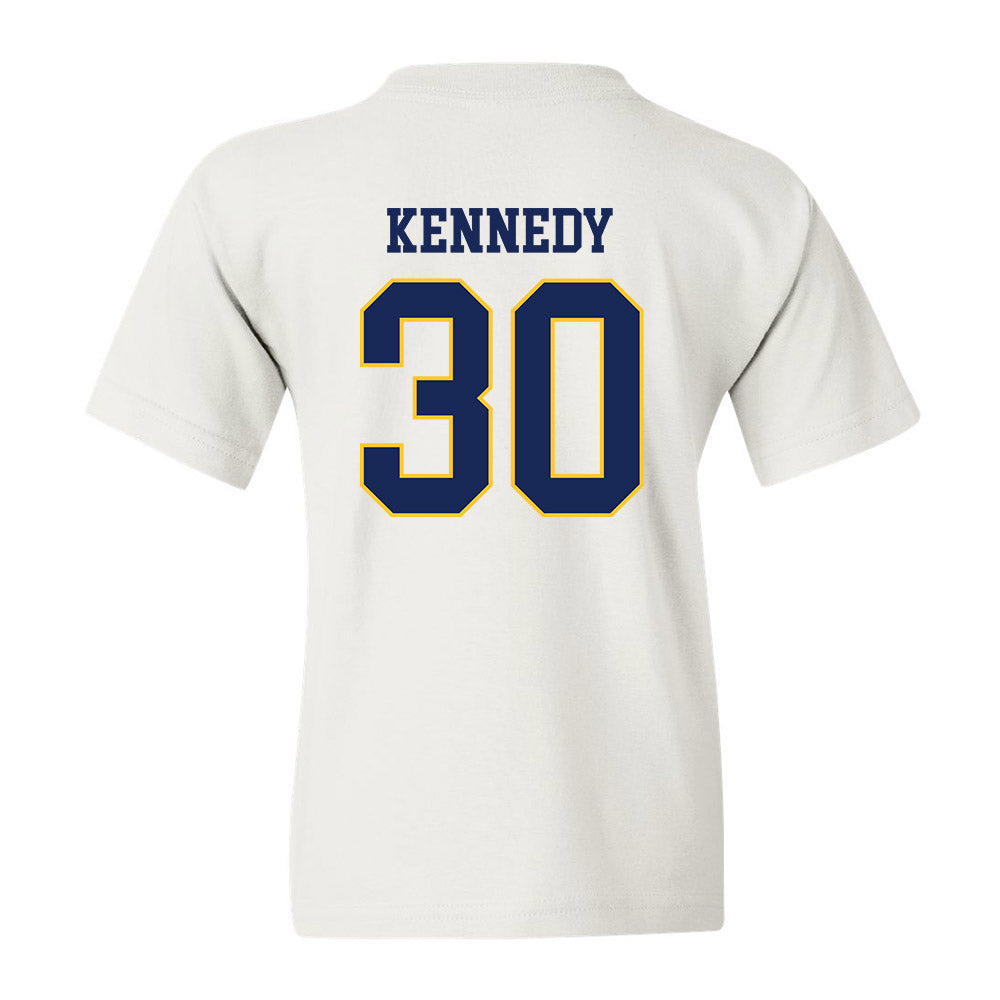 Marquette - NCAA Women's Soccer : Aeryn Kennedy - White Replica Shersey Youth T-Shirt