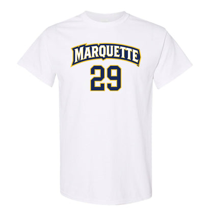 Marquette - NCAA Women's Soccer : Alexa Maletis - White Replica Shersey Short Sleeve T-Shirt